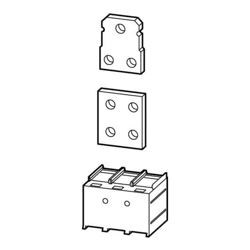 Eaton Modulplatte 1 Loch, f.BG4, 3p. NZM4-XKM1