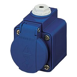 Mennekes Schuko-Aufbau-Steckdose 16A, 2p+E, 230V 10082