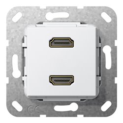 Gira HDMI 2fach Kabelpeitsche rws 567203