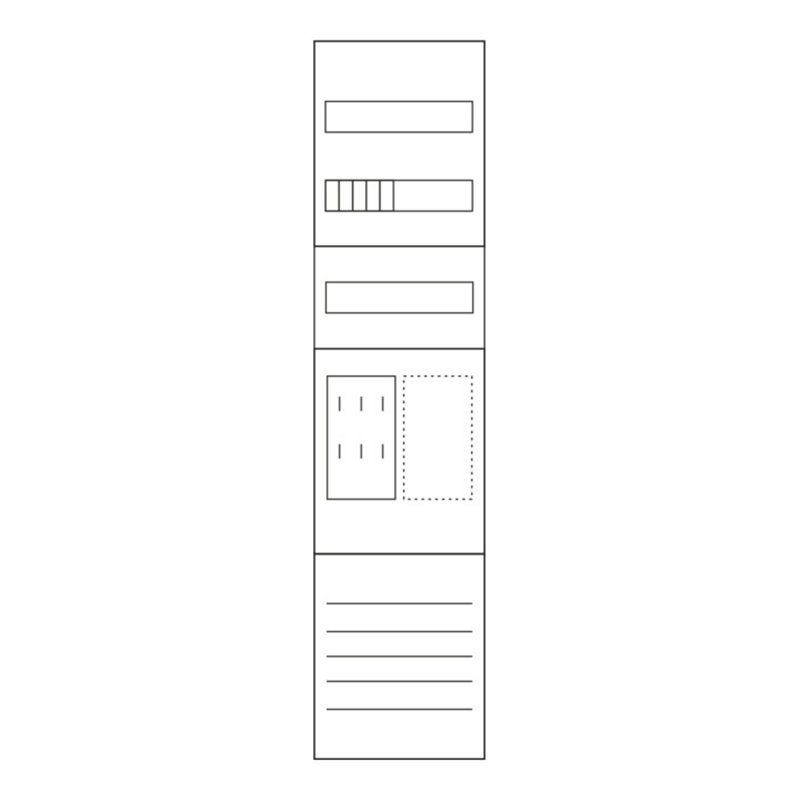 Eaton Zählerfeld 1ZP, 5pol. ZSD-M17B0013