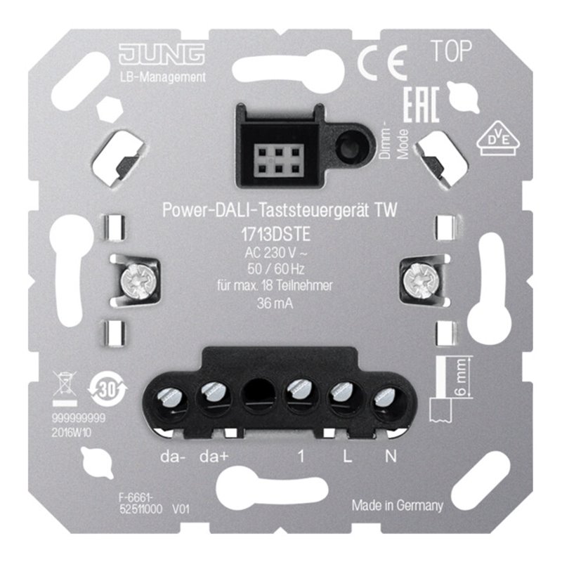 Jung DALI-Taststeuergerät Power TW 1713 DSTE
