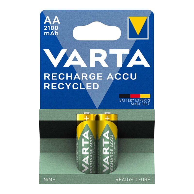 Varta Cons.Varta Recharge Accu Recycled AA 1, 2V/1200mAh/NiMH 56816 Bli.2