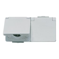 Jung SCHUKO-Steckdose 2-fach 16A 250V waagr. 622 WW