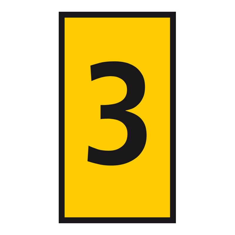 HellermannTyton Kennzeichnungsclip WIC1-3-PA-YE-T1