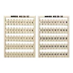 WAGO GmbH& Co. KG WSB-Bezeichnungssystem W: 1-10 (10x) 209-502