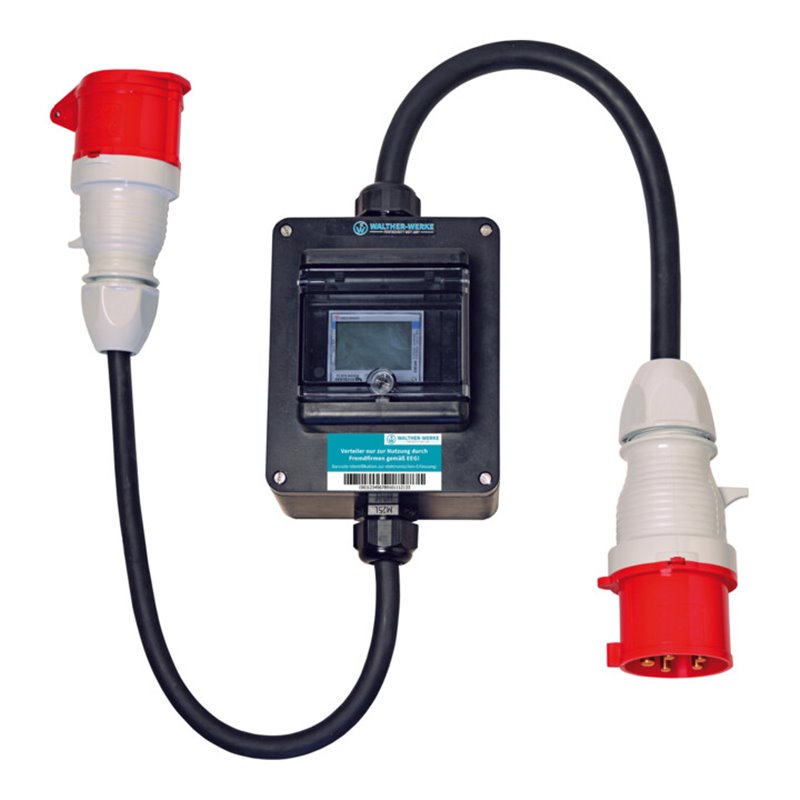 Walther Werke CEE Stromzähler-Leitung 3m H07RN-F 5G6 64Z1110