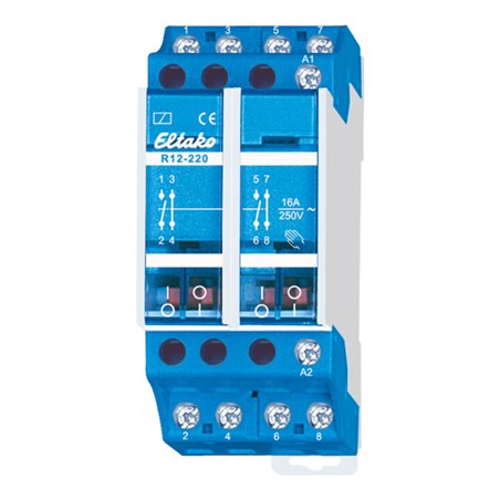 Eltako Schaltrelais 2S, 2Ö, 16A, 230V R12-220-230V