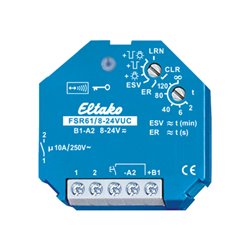 Eltako Funkaktor Stromstoßschalt. FSR61/8-24V UC