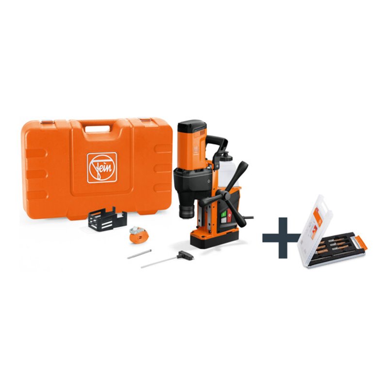 Fein Endurance-Magnet-Kernbohrmaschine bis 36 mm, KBE 36 QW MAGSPEED Fabrication Set