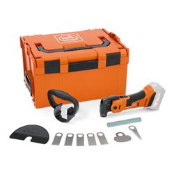Fein Oszillierer mit Akku, MULTIMASTER AMM 700 1.7 Q Fugensanierung, speziell für Fugensanierung mit robuster 12-Kant-Aufnahme u