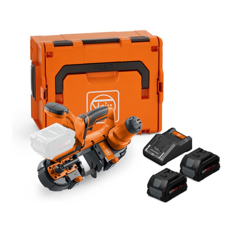 Fein Akku-Bandsäge für Schnitttiefen bis 63,5 mm, ABAS 18-63 AS Set 2 x 8 Ah