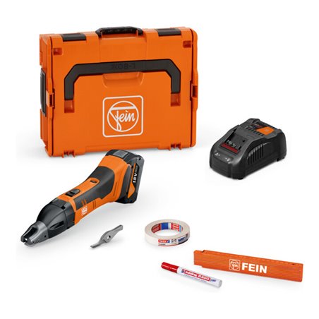 Fein Akku-Schlitzschere bis 1,6 mm, ABSS 18 1.6 E AS Set 1x 5 Ah