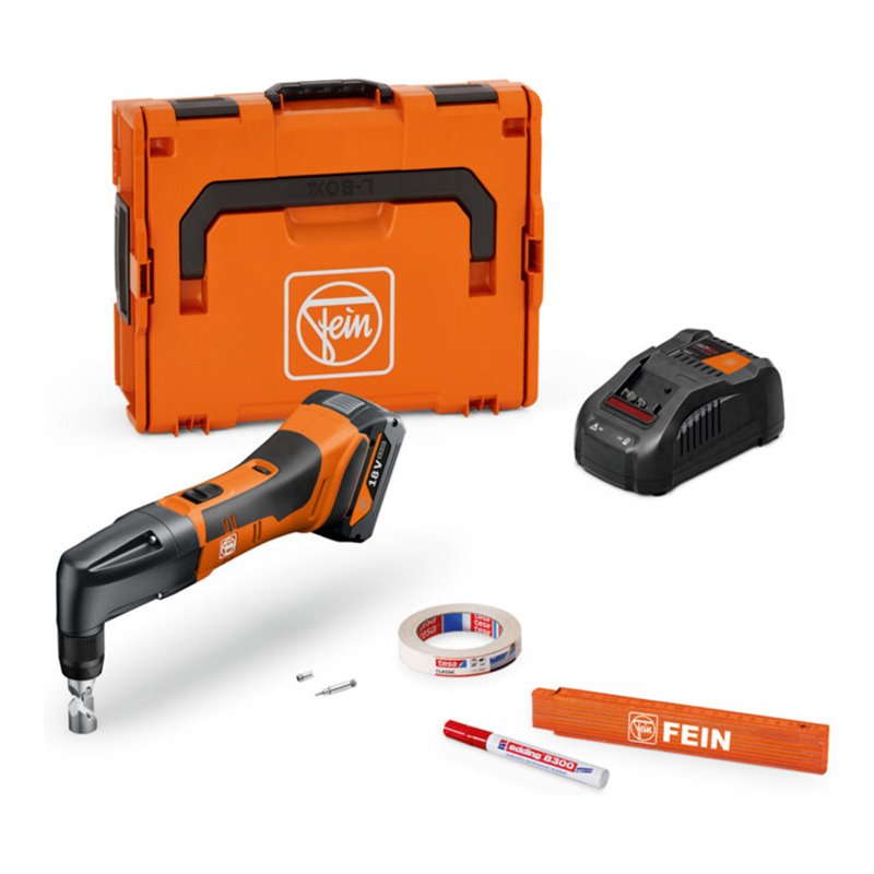 Fein Akku-Knabber bis 1,6 mm, ABLK 18 1.6 E AS Set 1x 5 Ah