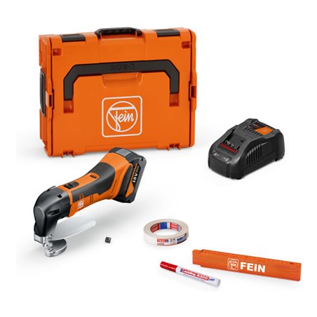 Fein Akku-Blechschere bis 1,6 mm, ABLS 18 1.6 E AS Set 1x 5 Ah