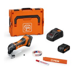 Fein Akku-Blechschere bis 1,6 mm, ABLS 18 1.6 E AS Set 2x 5 Ah