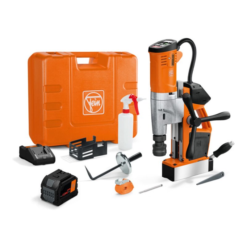 Fein Akku-Universal-Magnet-Kernbohrmaschine bis 35 mm, AKBU 35 PMQW 18 V AS Set 1x 12 Ah