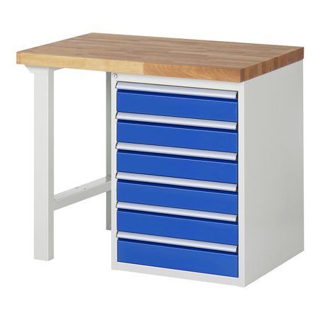 Rau Werkbank Modell 7516 840 mm Buche-Massiv-Platte