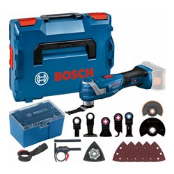 Bosch Akku-Multi-Cutter GOP 18V-34, Starlock Tauchsägeblätter+diverses Zubehör, L-BOXX