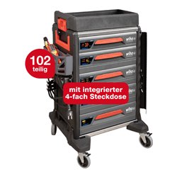 Wiha Werkstattwagen Set eMobility, 102-teilig