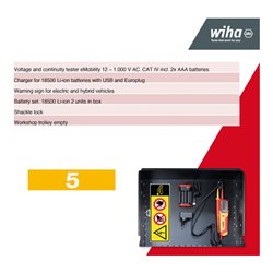Wiha Werkstattwagen Set eMobility, 102-teilig