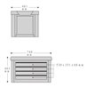 Stahlwille Werkzeugtruhe 93 TOP BOX 4 Schublade 477 x 750 x 465 mm