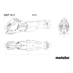 Metabo Akku-Säbelsäge SSEP 18 LT (601616850) Karton