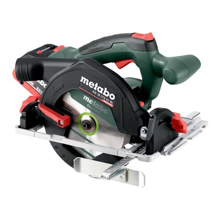 Metabo Akku-Handkreissäge KS 18 LTX 57 BL (611857810) metaBOX 340, 18V 2x8Ah Li-Power / LiHD + ASC 145