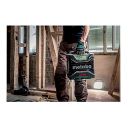 Metabo Akku-Baustellenradio RC 12-18 32W BT DAB+ (600779850) mit Akku-Ladefunktion, Karton