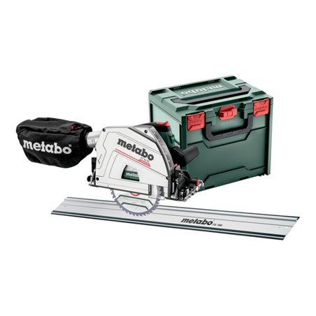 Metabo Tauchkreissäge KT 66 BL (691219000) mit Führungsschiene FS 160, metaBOX 340