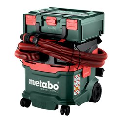 Metabo Akku-Nass-/Trockensauger AS 36-18 L 20 PC-CC (602072850) mit manueller Filterabreinigung und CordlessControl