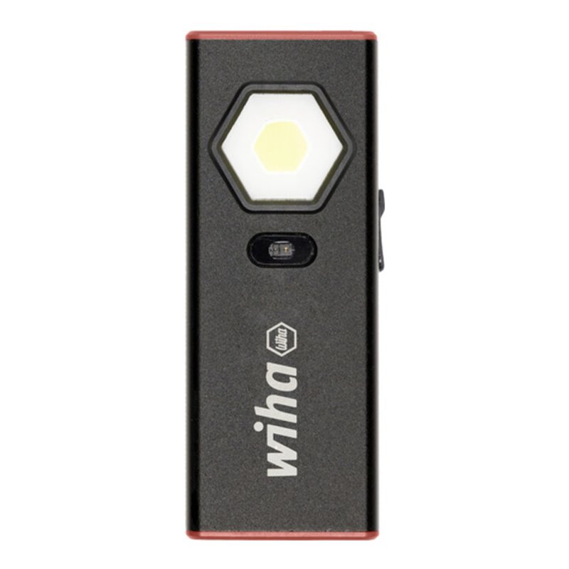 Wiha Handleuchte 1.200 lm, mit On-/Off Sensor, Handlampe mit Dimmfunktion, Akku LED Handleuchte, USB-C aufladbar, 10 h Leuchtdau