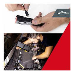Wiha Handleuchte 1.200 lm, mit On-/Off Sensor, Handlampe mit Dimmfunktion, Akku LED Handleuchte, USB-C aufladbar, 10 h Leuchtdau