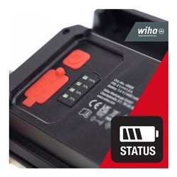 Wiha Akku-Baustrahler 30W, 3.000 lm, mit 3 Leuchtmodi, Scheinwerfer für Baustelle mit Stellfuß & Magnet, aufladbar USB-C (45698)