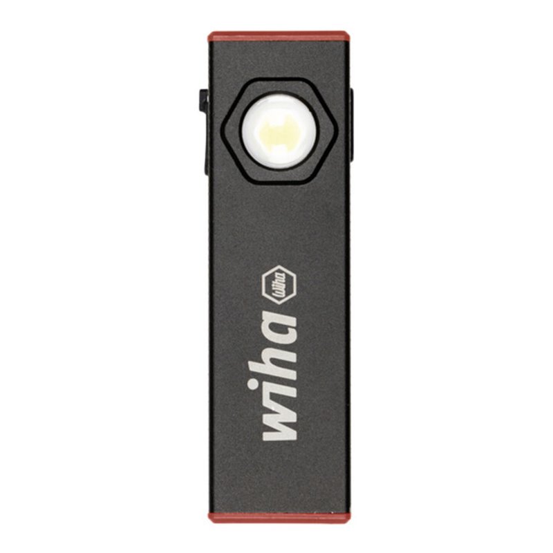 Wiha Handleuchte 800 lm, 5 Leuchtmodi, Werkstattlampe aufladbar, Akku LED Taschenlampe super hell, Arbeitsleuchte, USB-C aufladb