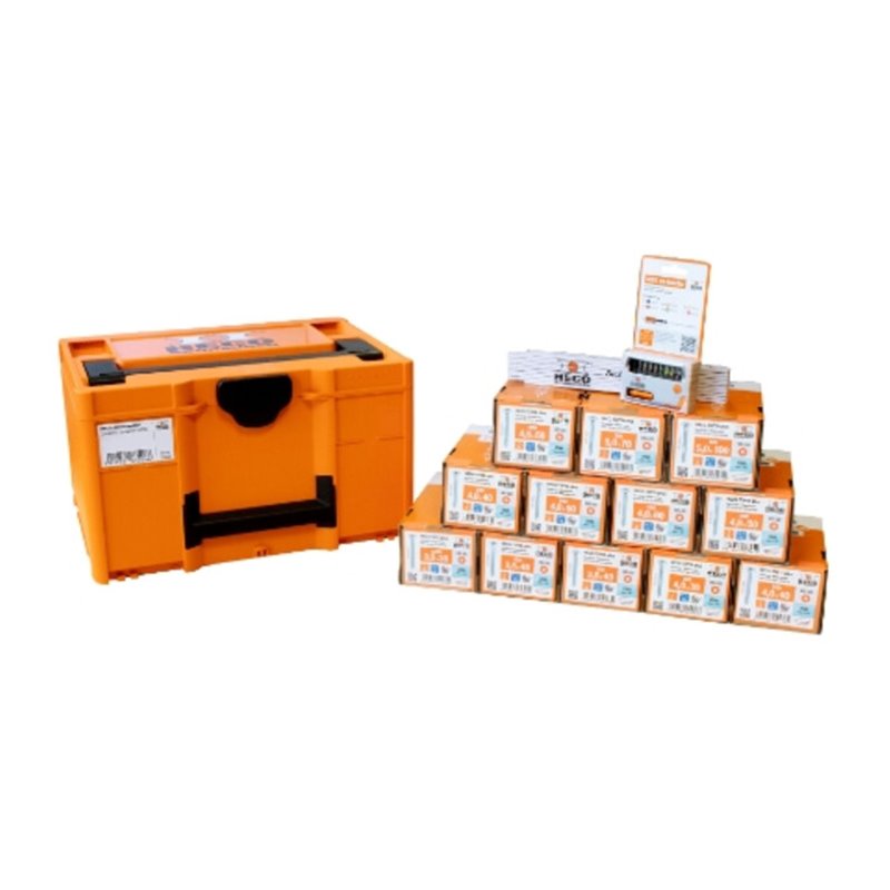 HECO Aktionskoffer 'Schreiner', HT-plus Senkkopfschraubensortiment für Schreiner, 4.900 Schrauben mit Zubehör, in Systainer3 M23