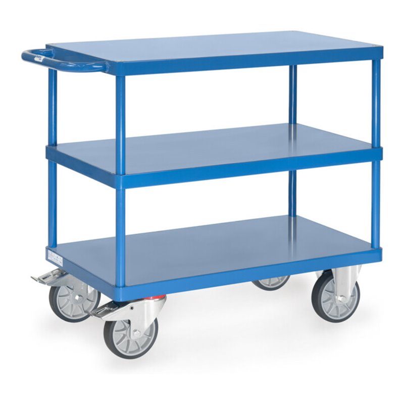 Fetra Tischwagen 2420B - Stahlblech-Plattformen bündig