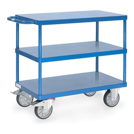 Fetra Tischwagen 2420B - Stahlblech-Plattformen bündig