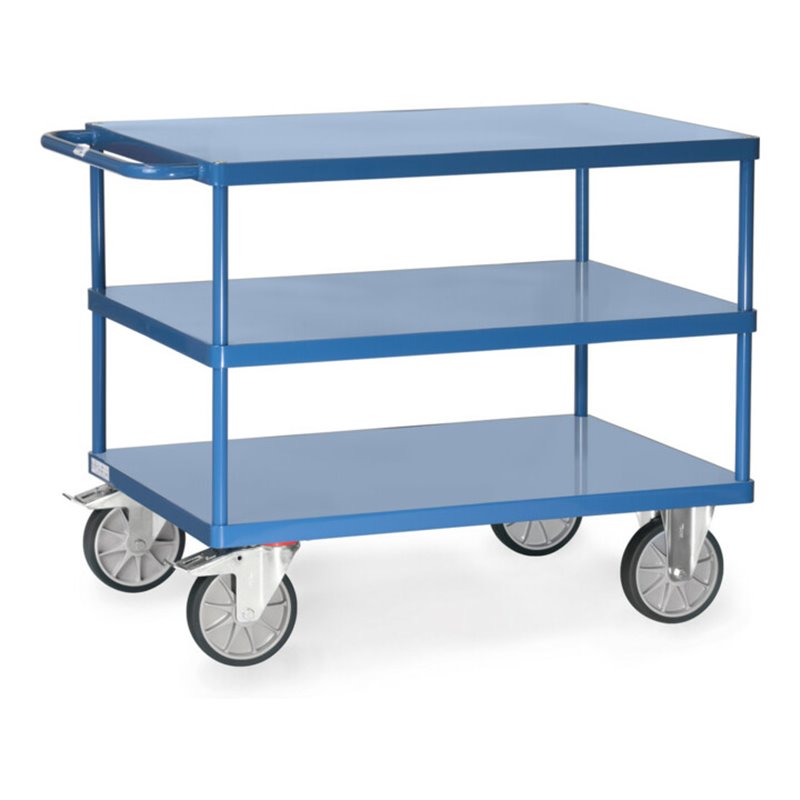 Fetra Tischwagen 2422B - Stahlblech-Plattformen bündig