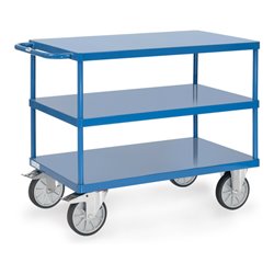 Fetra Tischwagen 2421B - Stahlblech-Plattformen bündig