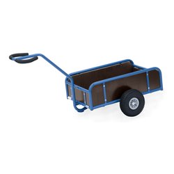 fetra Handwagen mit Kasten 4107L, Tragkraft 200kg Luft-Bereifung