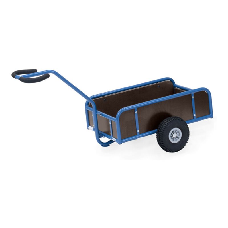 fetra Handwagen mit Kasten 4107L, Tragkraft 200kg Luft-Bereifung