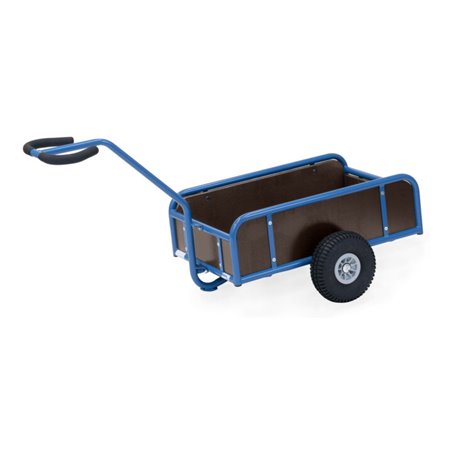 fetra Handwagen mit Kasten 4107L, Tragkraft 200kg Luft-Bereifung