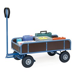 fetra Handwagen 4124L, Tragkraft 400kg Luft-Bereifung