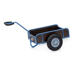 fetra Handwagen mit Kasten 4108L, Tragkraft 400kg Luft-Bereifung