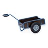 fetra Handwagen mit Kasten 4108L, Tragkraft 400kg Luft-Bereifung