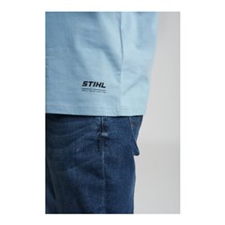 STIHL T-Shirt Gr. XL SUSTAINABLE BASIC Blau