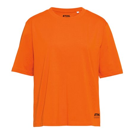 STIHL T-Shirt Gr. XL Damen SUSTAINABLE BOXY Orange