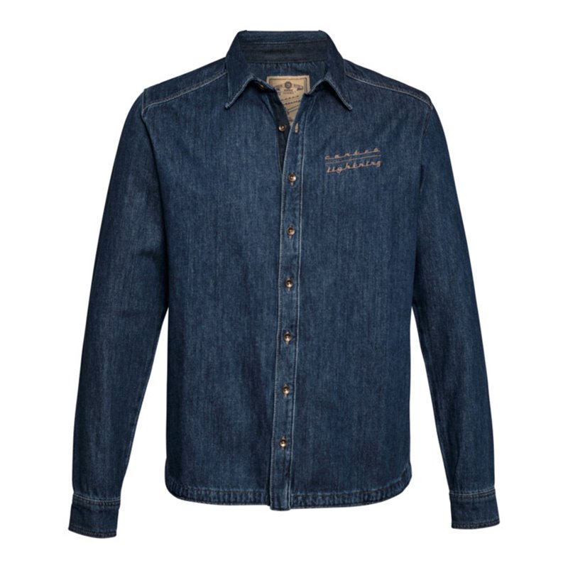 STIHL Hemd Gr. S DENIM CONTRA Blau