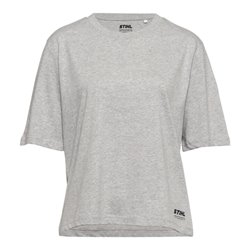 STIHL T-Shirt Gr. XS Damen SUSTAINABLE BOXY Grau