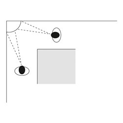 Moravia Kugelspiegel aus Acrylglas 2-Wege-Spiegel